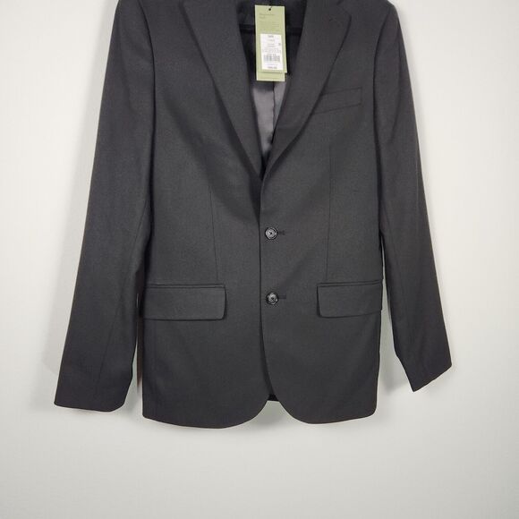 Men's Slim Fit Suit Jacket - Goodfellow & Co Black 34R NWT - Picture 3 of 8